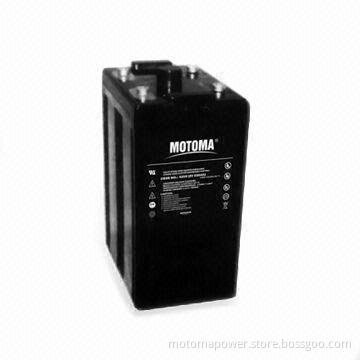 High-power SLA Battery, Available with 500Ah Capacity and 2V Voltage, Gel Type